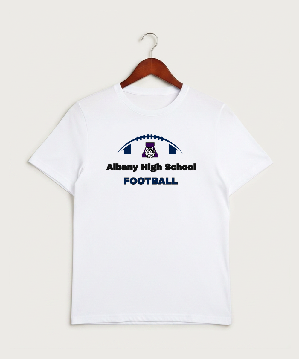 Albany High School Football (Boys) - White Sport-Tek PosiCharge Competitor Tee. ST350