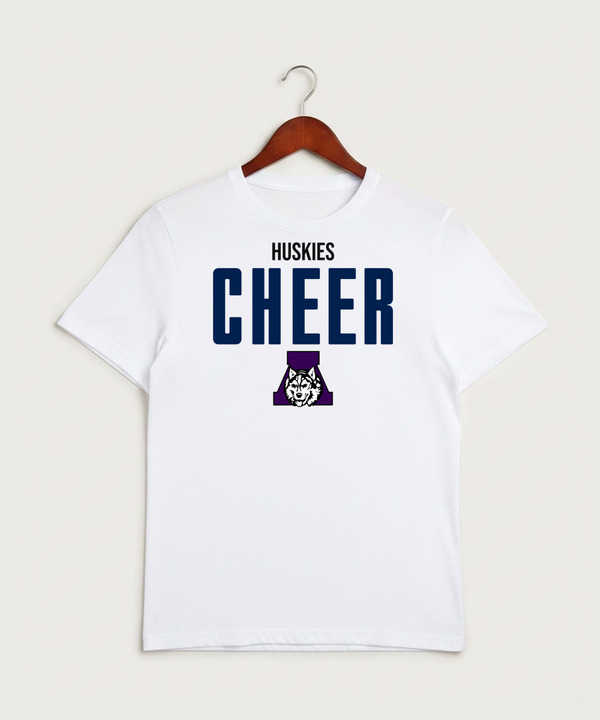 Albany High School Cheerleading - White Sport-Tek PosiCharge Competitor Tee. ST350