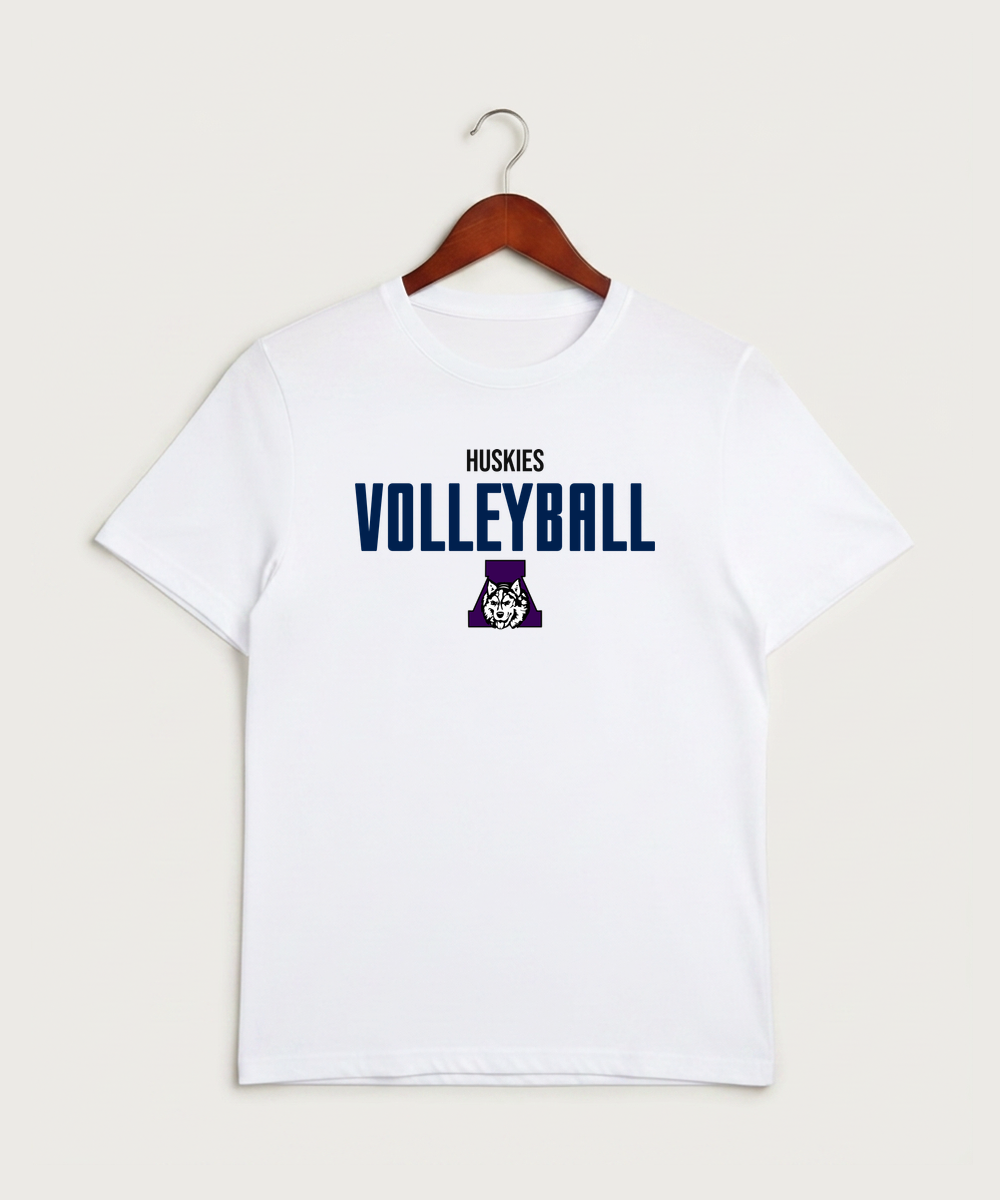 Albany High School Volleyball (Girls) - White Sport-Tek PosiCharge Competitor Tee. ST350