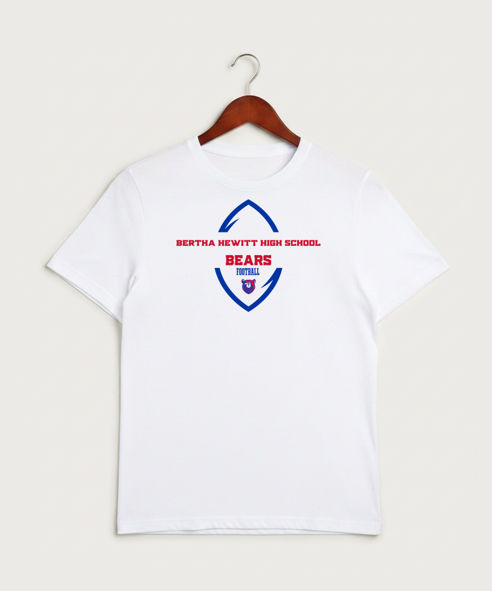 Bertha Hewitt High School Football (Boys) - White Sport-Tek PosiCharge Competitor Tee. ST350