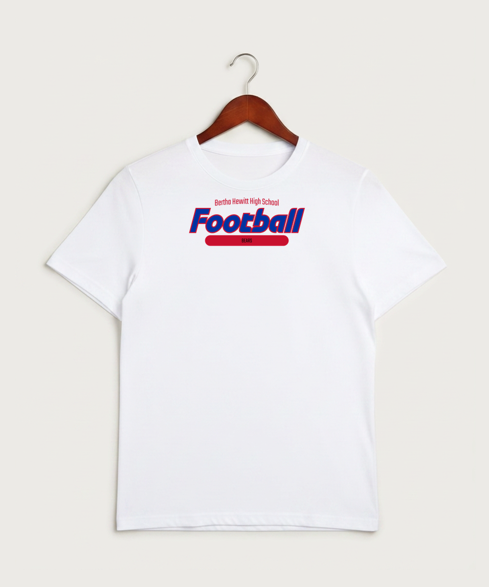 Bertha Hewitt High School Football (Boys) - White Sport-Tek PosiCharge Competitor Tee. ST350