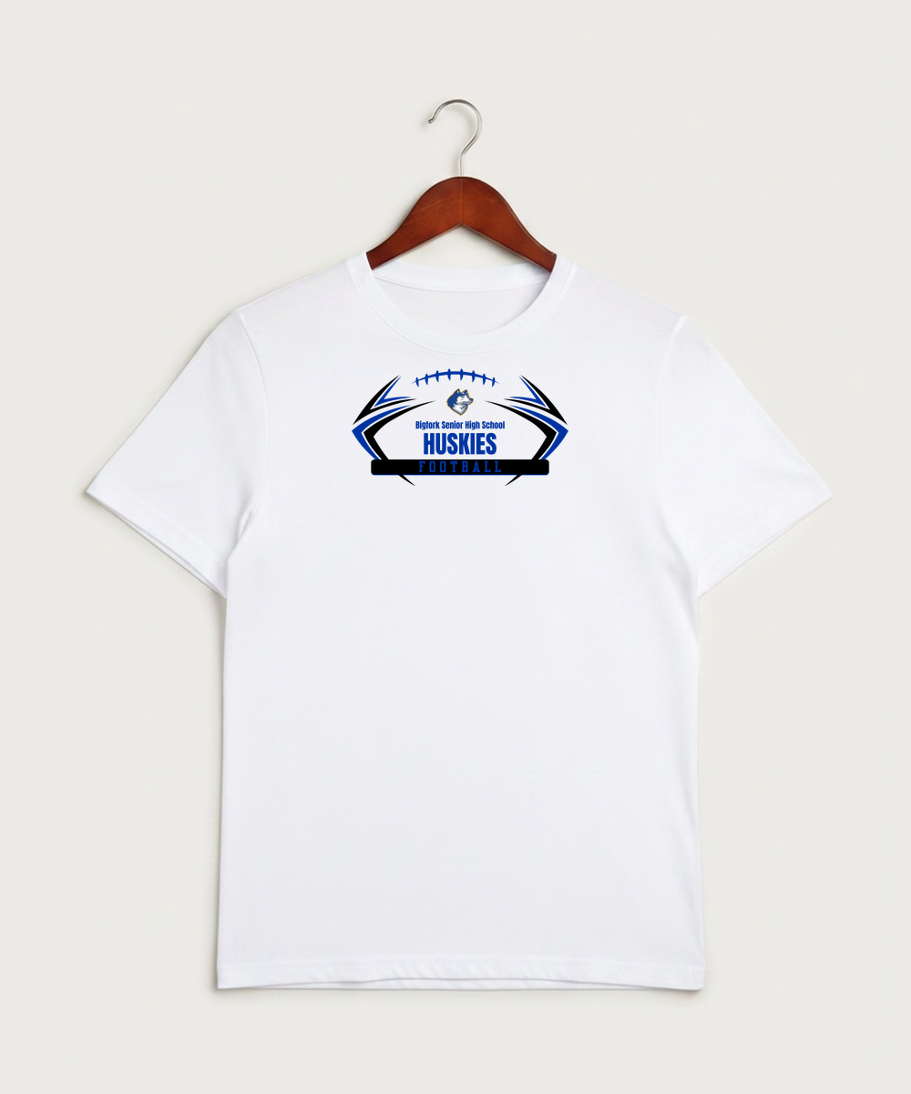 Bigfork Senior High School Football (Boys) - White Sport-Tek PosiCharge Competitor Tee. ST350