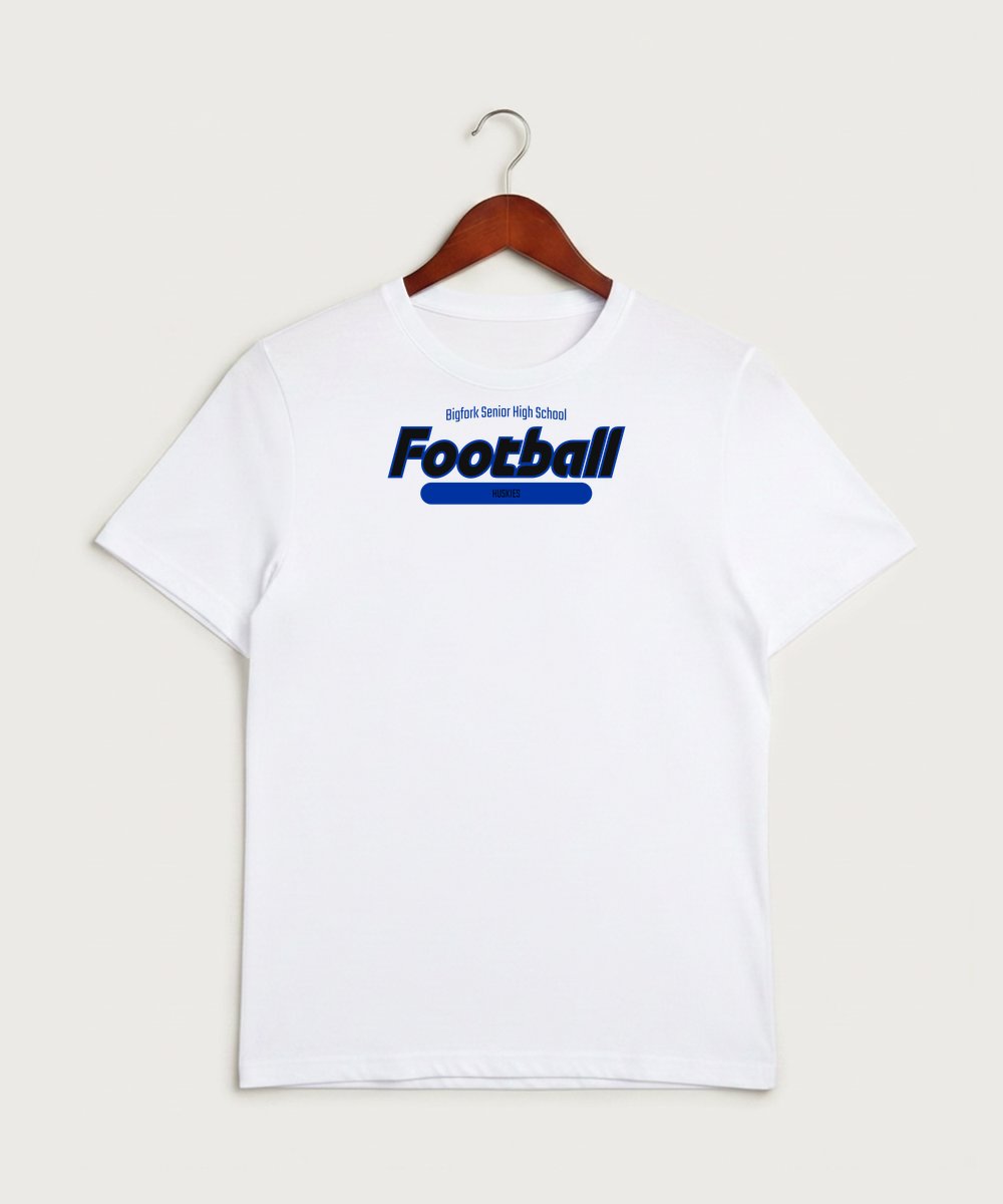 Bigfork Senior High School Football (Boys) - White Sport-Tek PosiCharge Competitor Tee. ST350