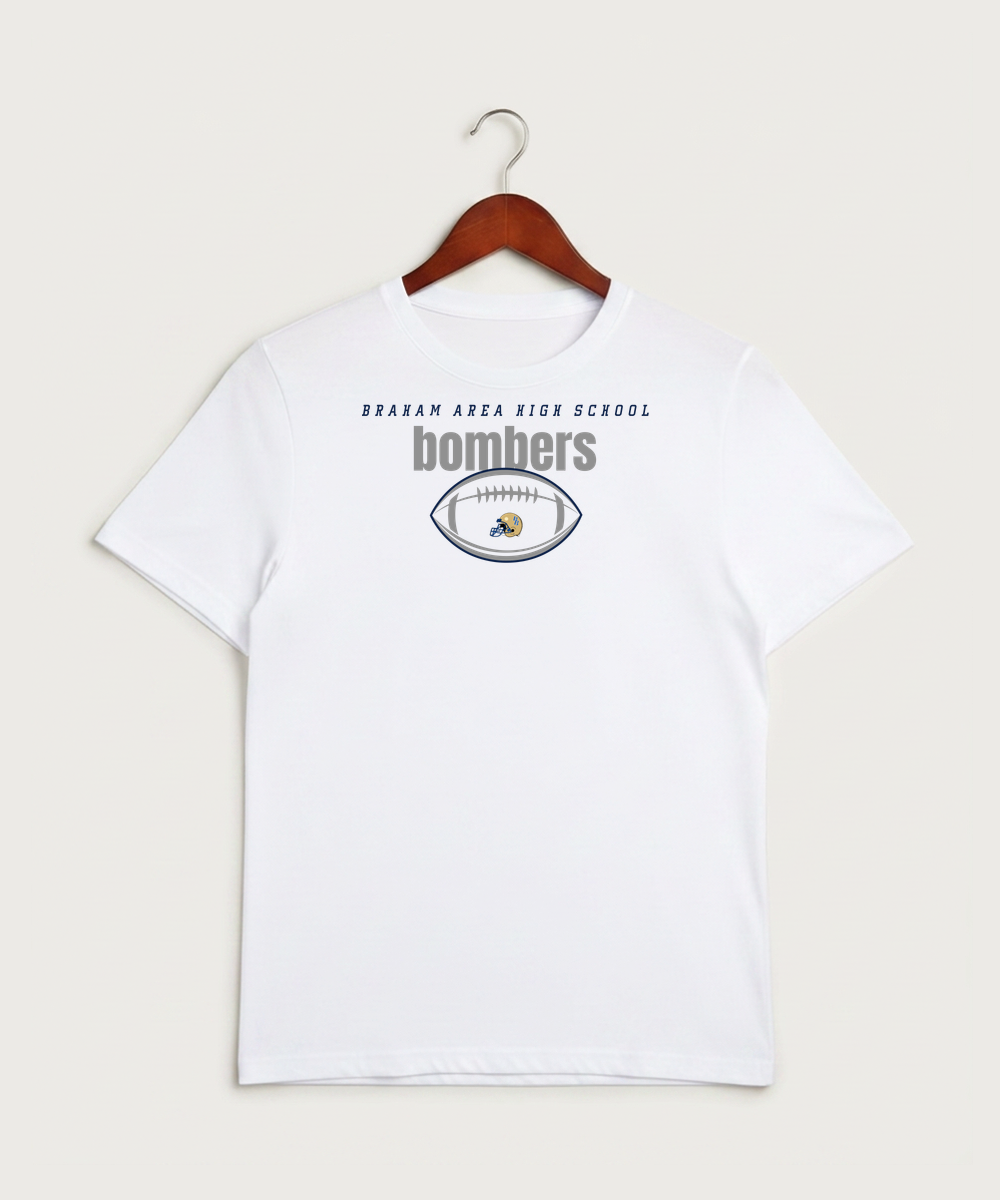 Braham Area High School Football (Boys) - White Sport-Tek PosiCharge Competitor Tee. ST350