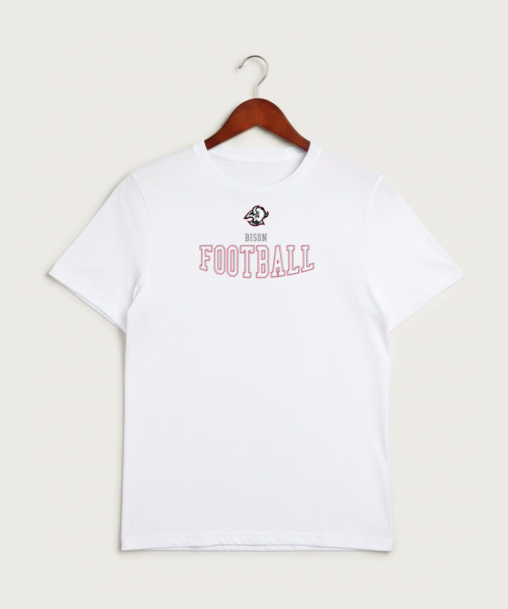 Buffalo High School Football (Boys) - White Sport-Tek PosiCharge Competitor Tee. ST350