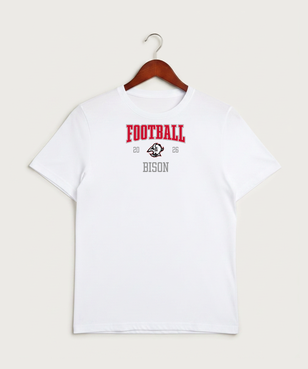 Buffalo High School Football (Boys) - White Sport-Tek PosiCharge Competitor Tee. ST350