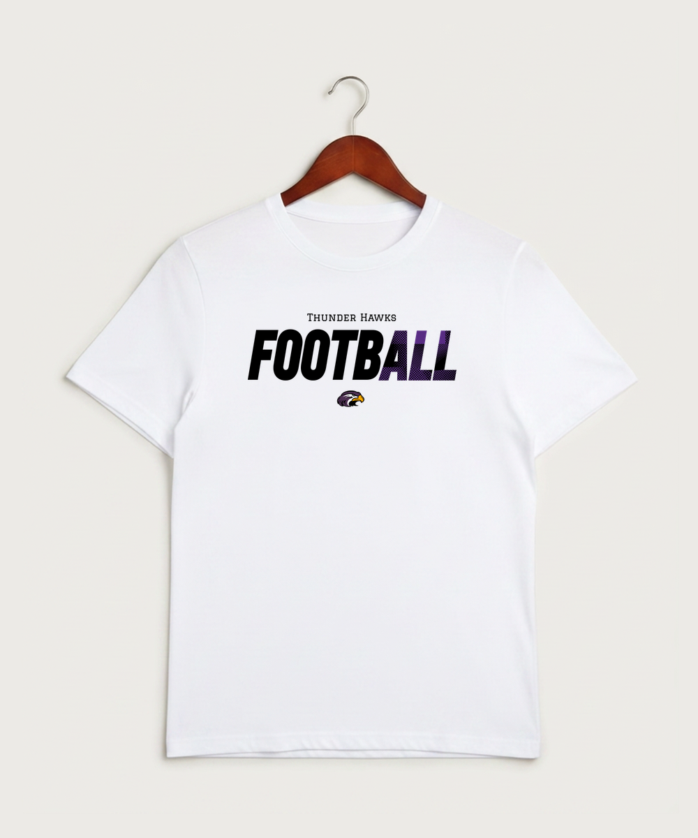 Montevideo High School Football (Boys) - White Sport-Tek PosiCharge Competitor Tee. ST350
