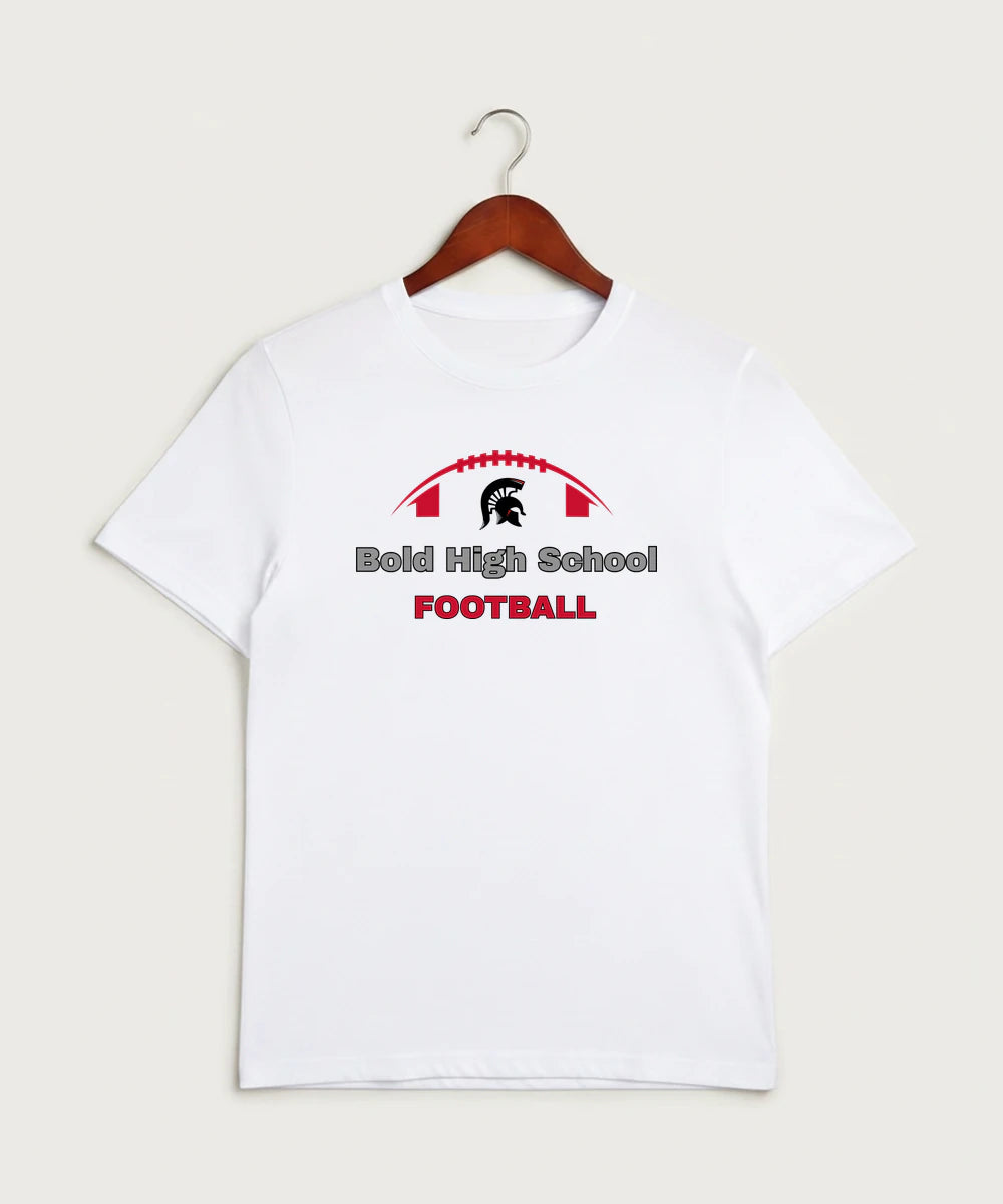 Bold High School Football (Boys) - White Sport-Tek PosiCharge Competitor Tee. ST350