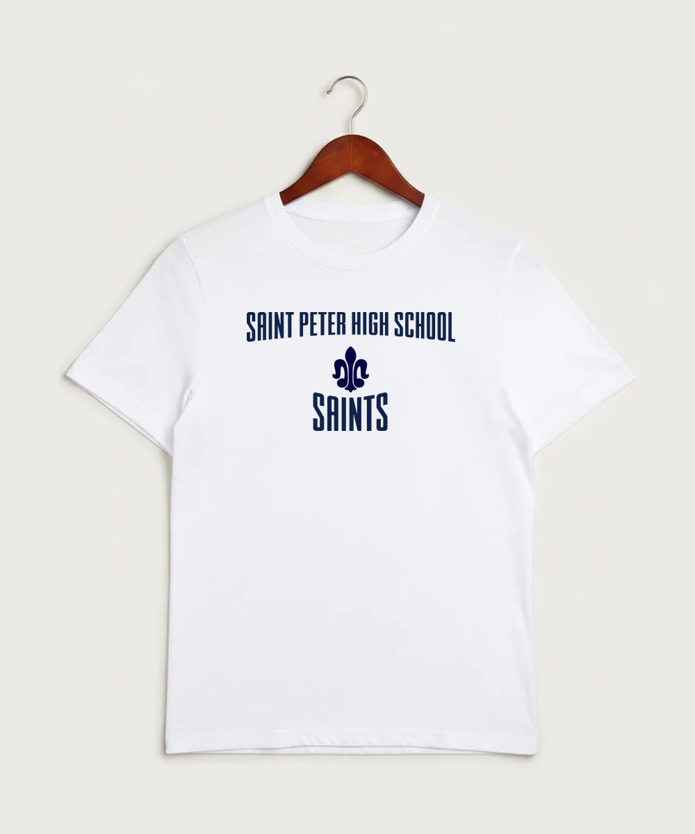 Saint Peter High School Athletics - White Sport-Tek PosiCharge Competitor Tee. ST350