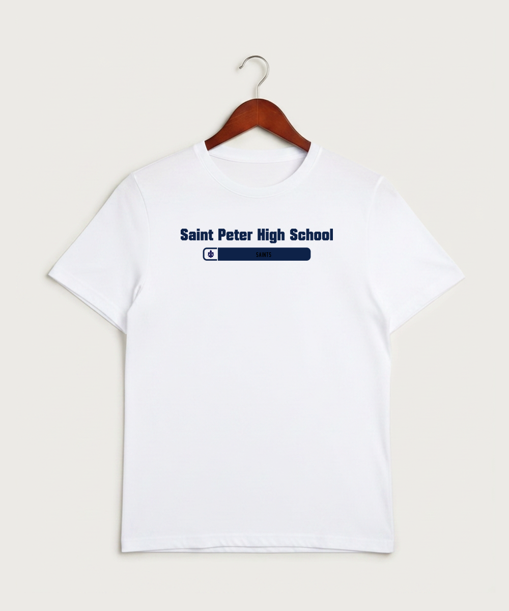 Saint Peter High School Athletics - White Sport-Tek PosiCharge Competitor Tee. ST350