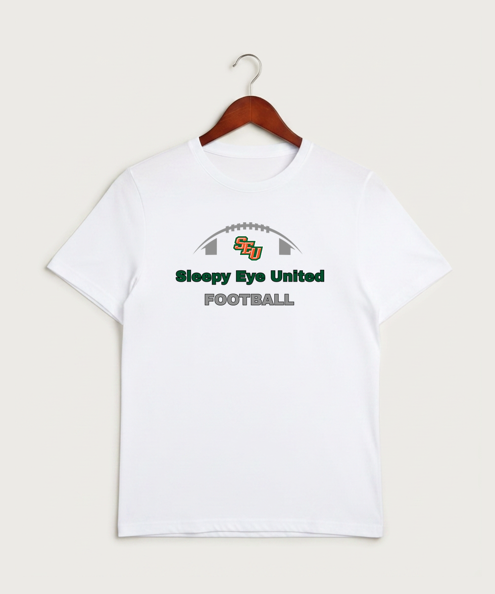 Sleepy Eye United Football (Boys) - White Sport-Tek PosiCharge Competitor Tee. ST350