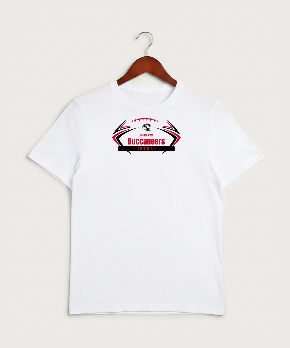 Border West Football (Boys) - White Sport-Tek PosiCharge Competitor Tee. ST350