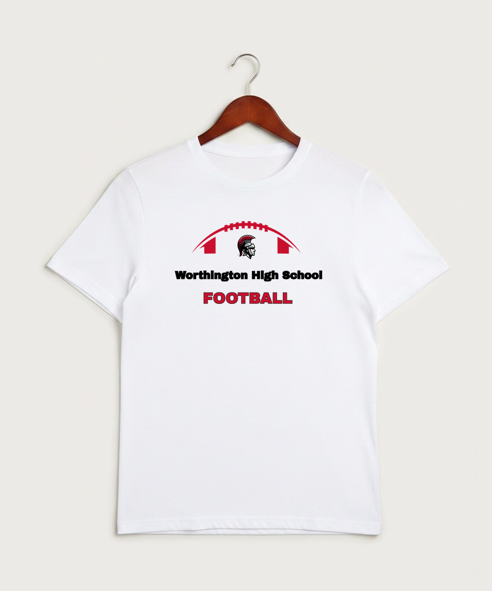 Worthington High School Football (Boys) - White Sport-Tek PosiCharge Competitor Tee. ST350