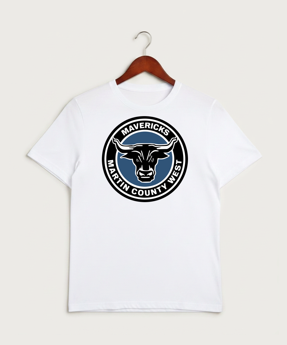 Martin County West High School Football (Boys) - White Sport-Tek PosiCharge Competitor Tee. ST350