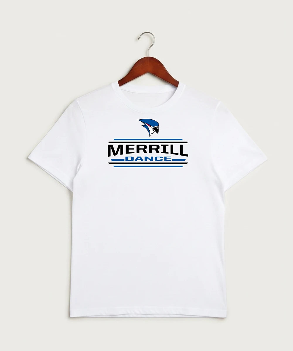Merrill Dance and Cheer - White Sport-Tek PosiCharge Competitor Tee. ST350