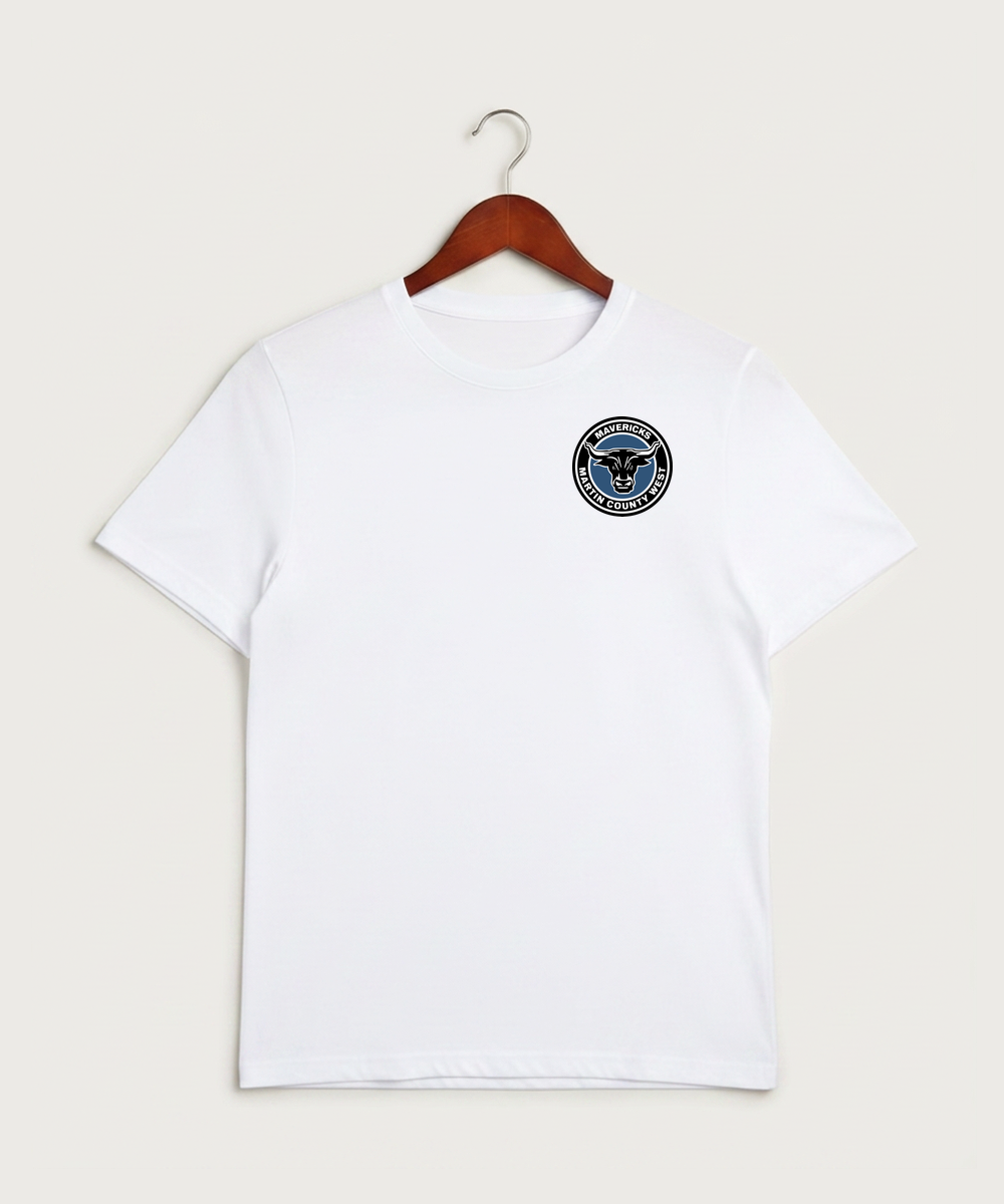 Martin County West High School Football (Boys) - White Sport-Tek PosiCharge Competitor Tee. ST350