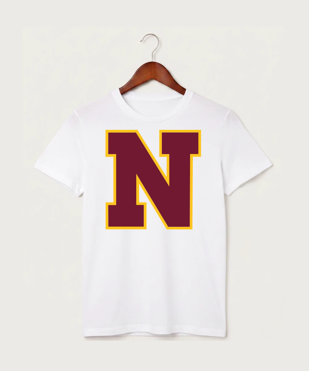 Northfield High School Volleyball (Girls) - White T-Shirt - Full Front