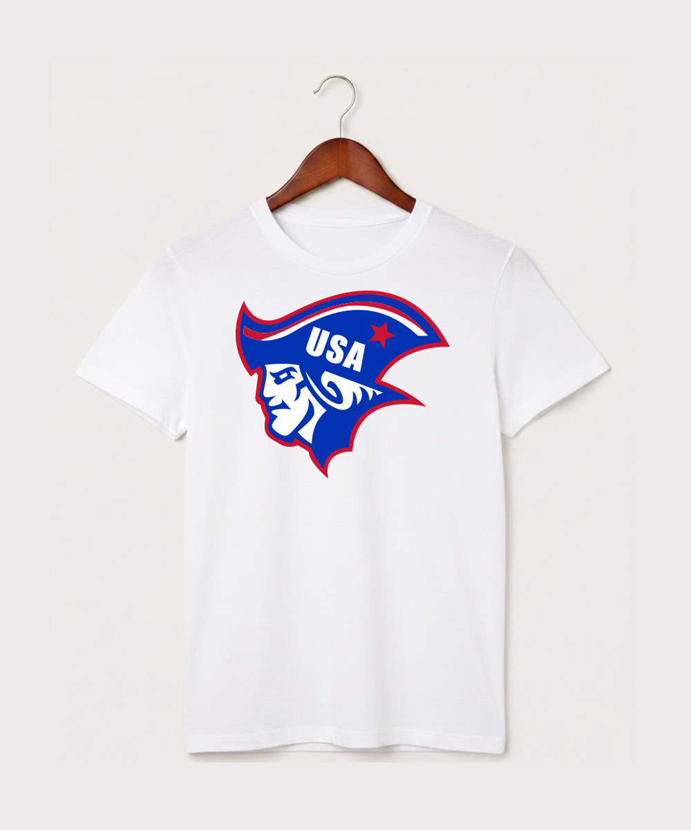 Upsala High School Football (Boys) - White T-Shirt - Full Front