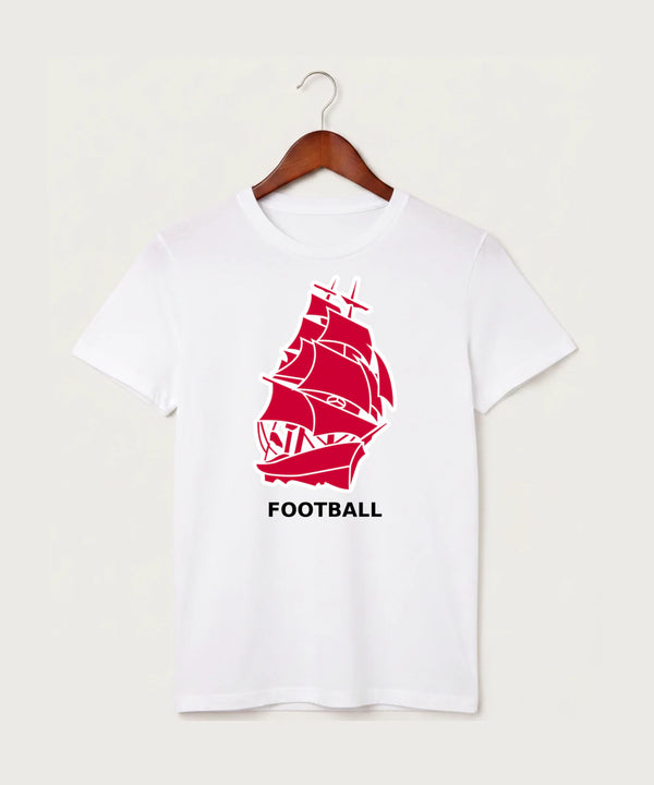 Amboy Football general - White T-Shirt - Full Front
