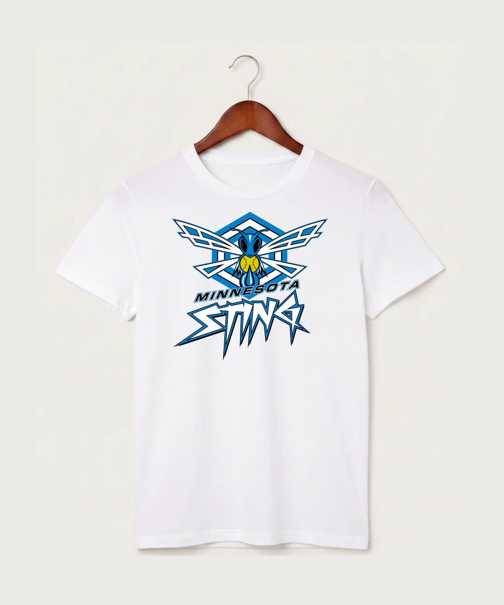 Minnesota Sting Athletics - White T-Shirt - Full Front