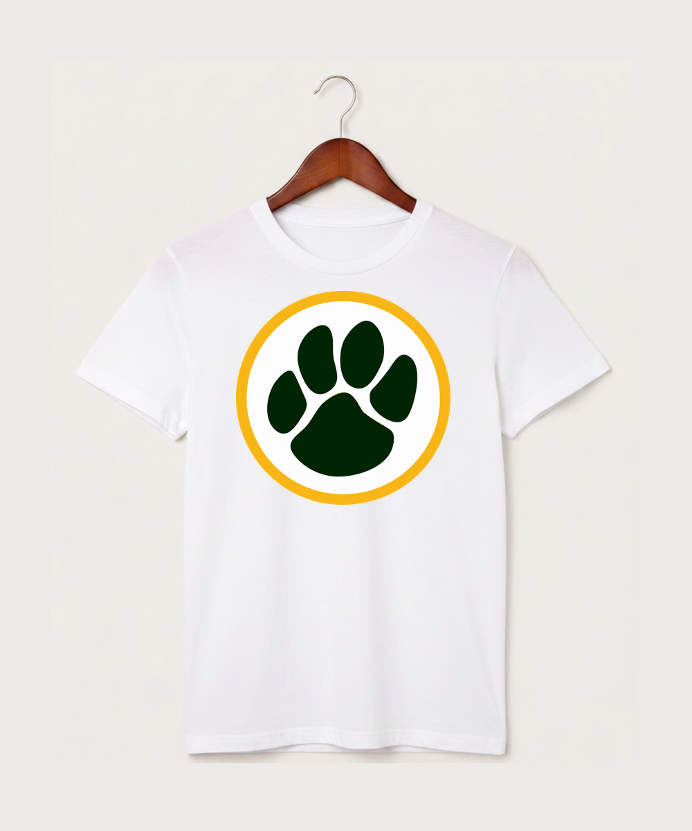 Ashwaubenon High School — Spirit Store - White T-Shirt - Full Front