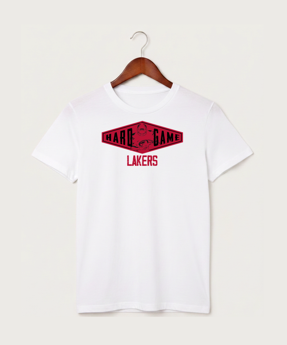 Detroit Lakes Community High School Football (Boys) - White T-Shirt - Full Front