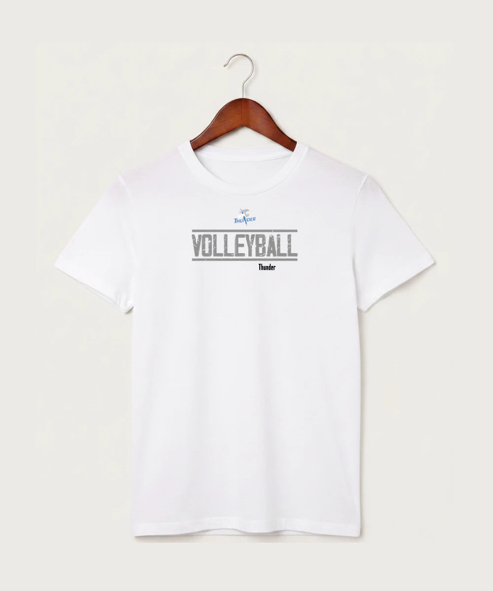 Long Prairie Grey Eagle High School Volleyball (Girls) - White T-Shirt - Full Front