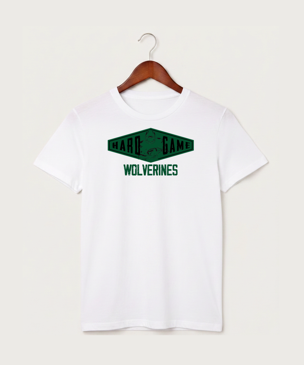 Rock Ridge High School Football (Boys) - White T-Shirt - Full Front