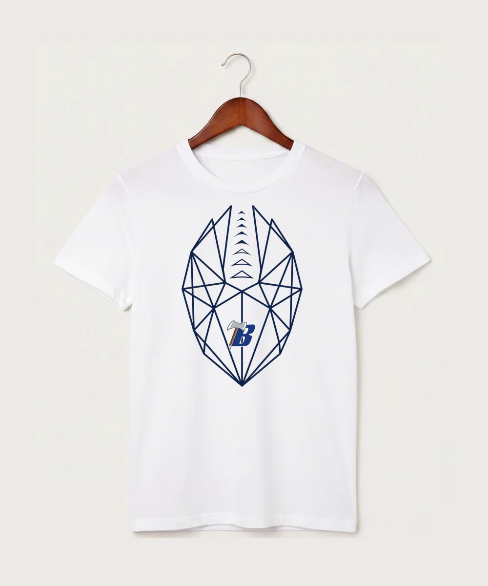 Bemidji High School Football (Boys) - White T-Shirt - Full Front