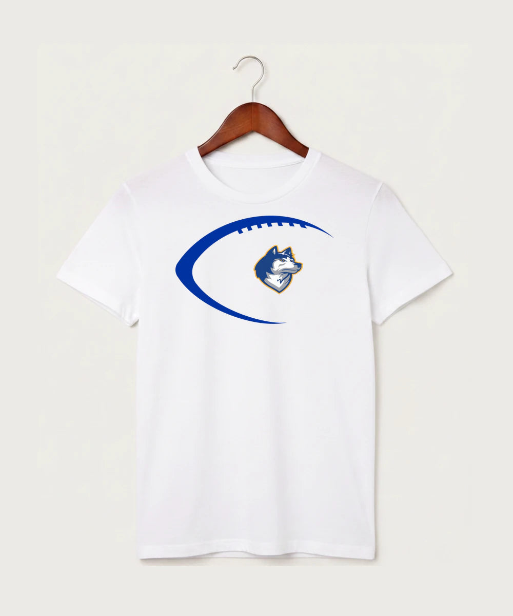 Bigfork Senior High School Football (Boys) - White T-Shirt - Full Front