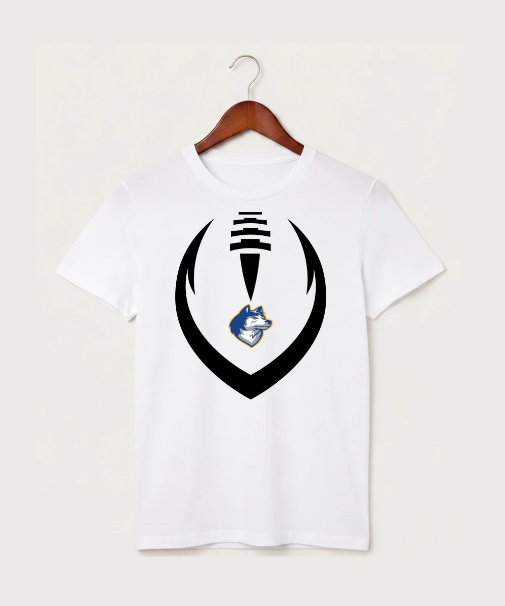 Bigfork Senior High School Football (Boys) - White T-Shirt - Full Front