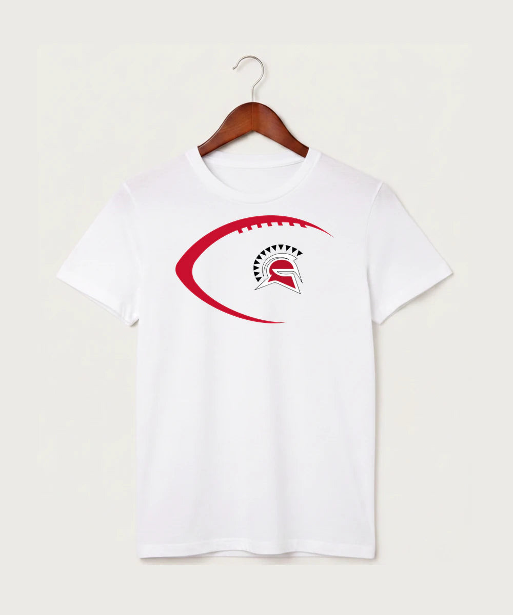 Hancock High School Football (Boys) - White T-Shirt - Full Front