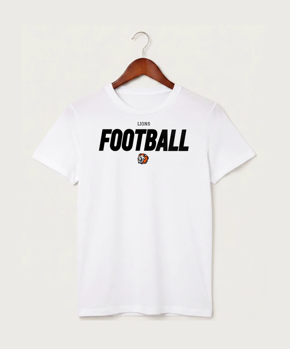 Ogilvie High School Football (Boys) - White T-Shirt - Full Front