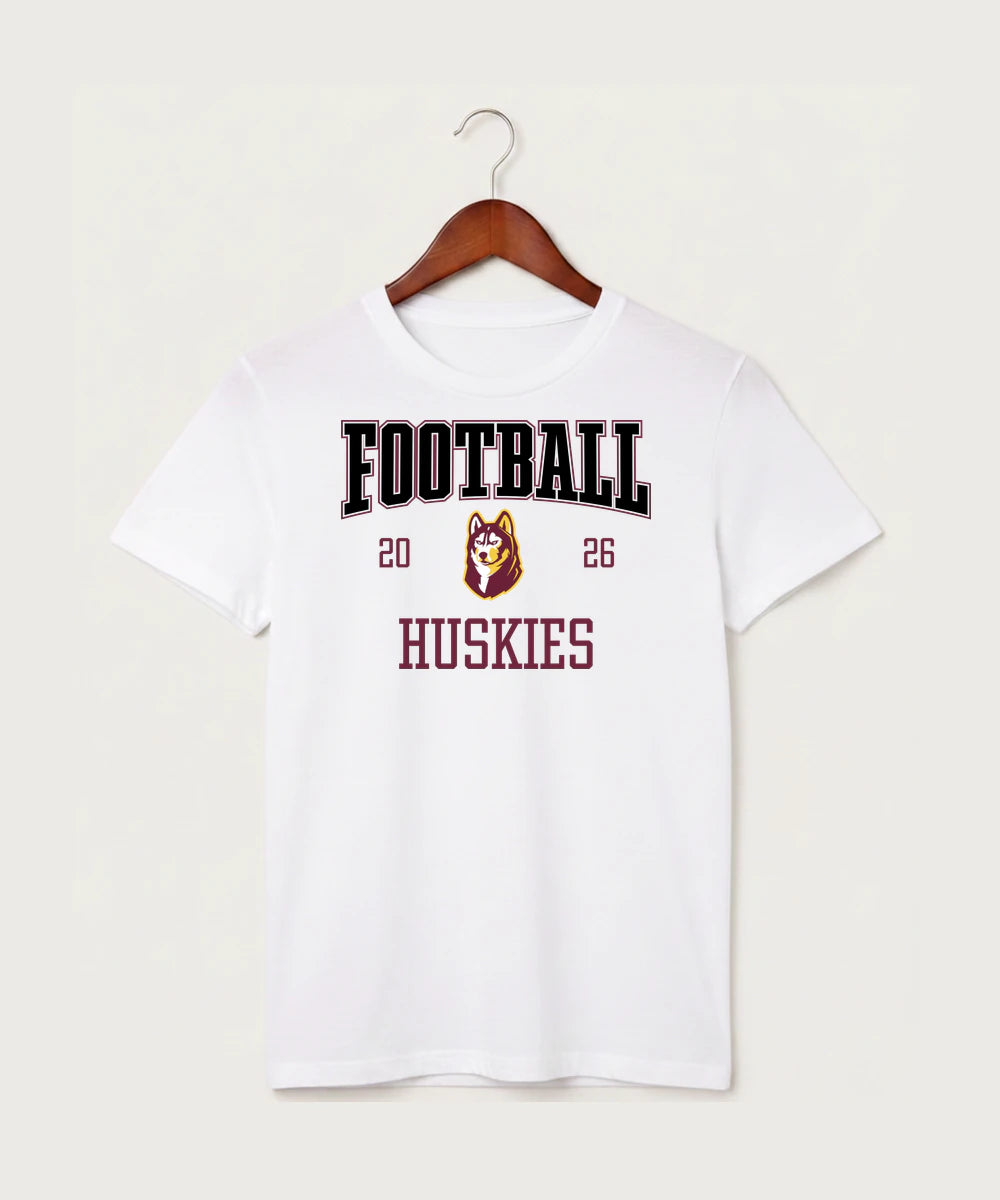 Pillager High School Football (Boys) - White T-Shirt - Full Front