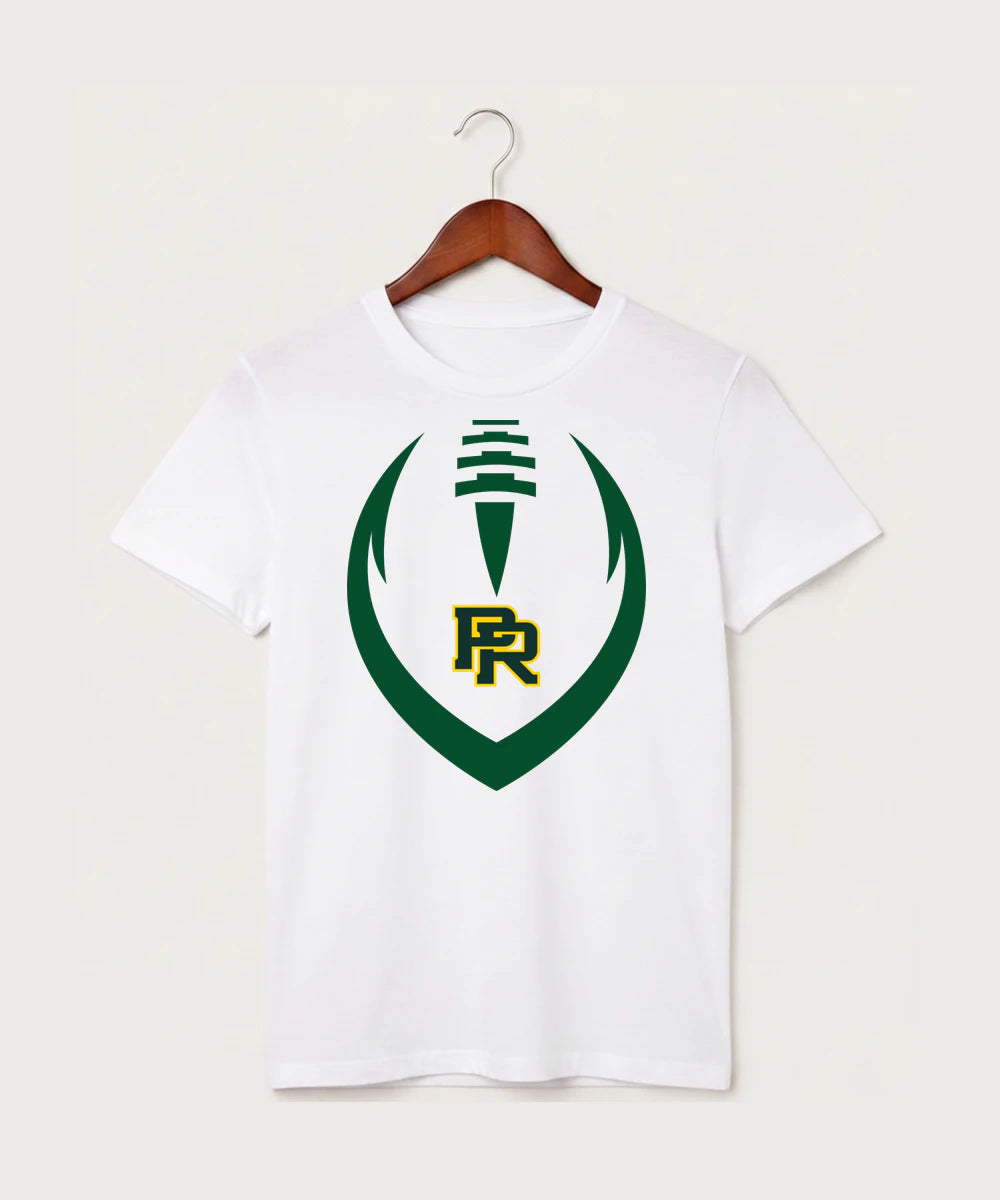 Proctor High School Football (Boys) - White T-Shirt - Full Front