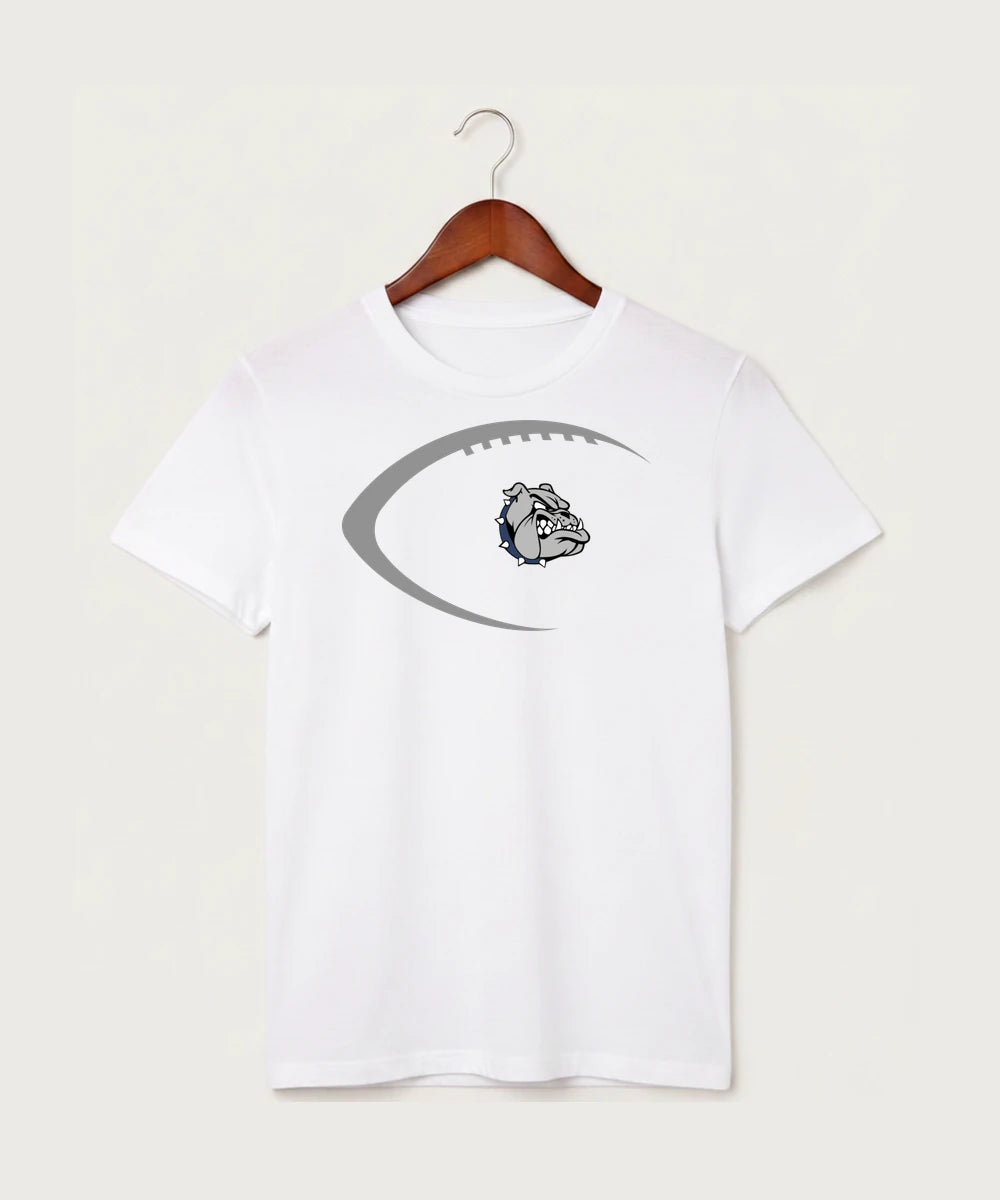 Sargent County High School Football (Boys) - White T-Shirt - Full Front