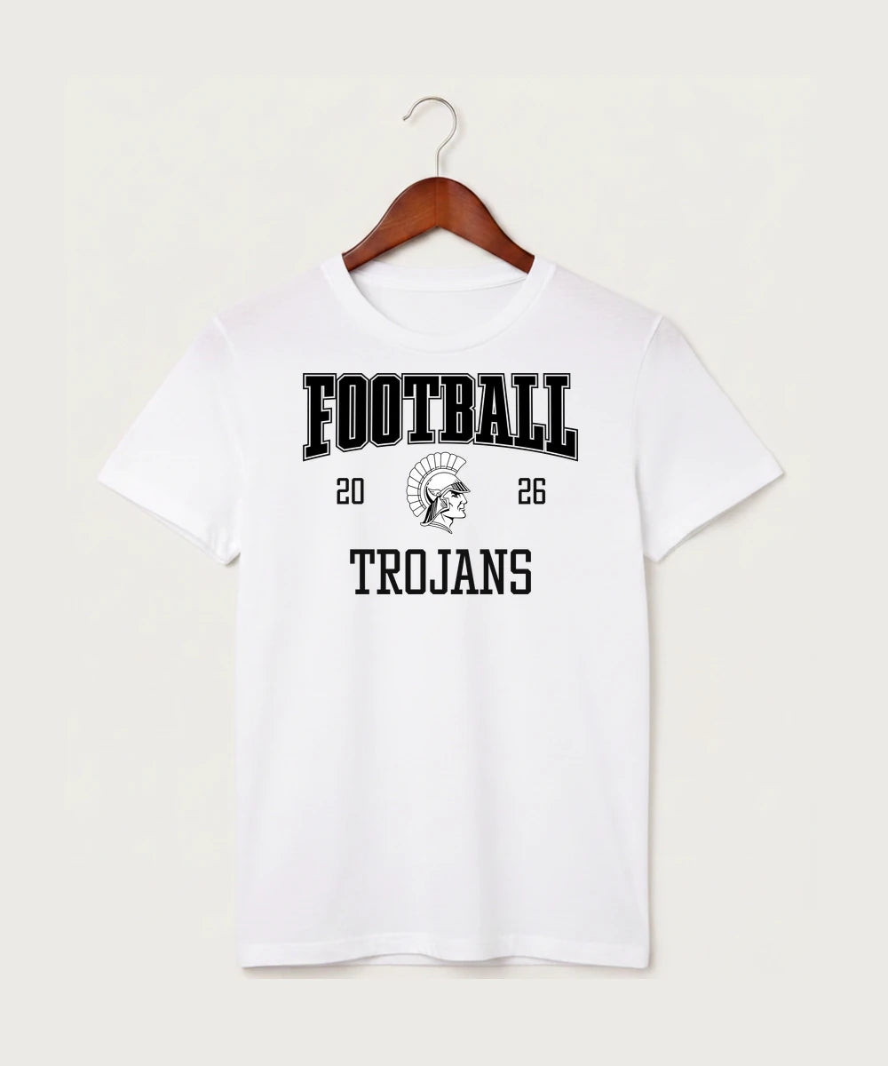 Wauwatosa West Football - White T-Shirt - Full Front