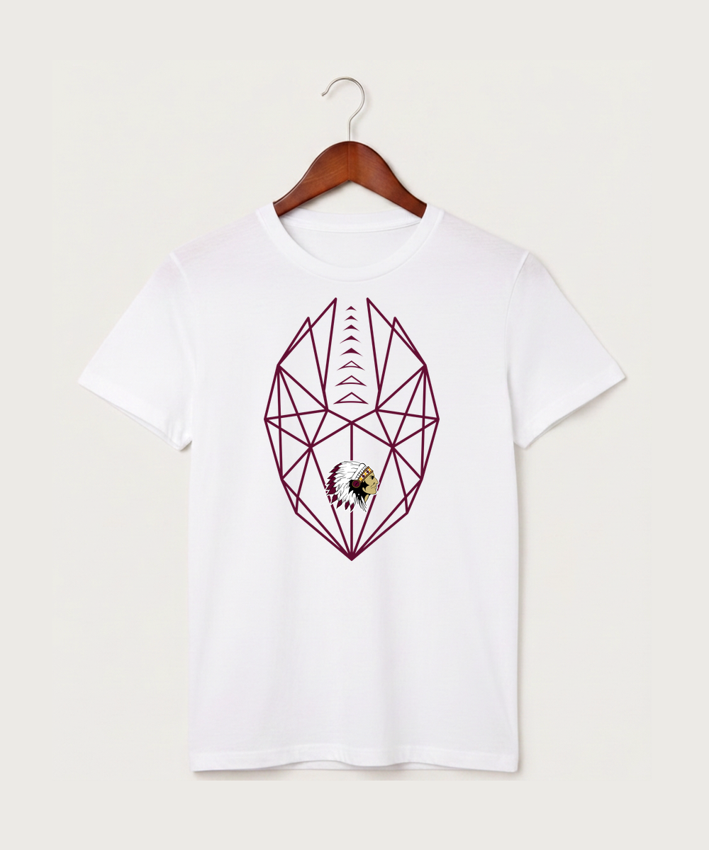Stockton High School Football - White T-Shirt - Full Front