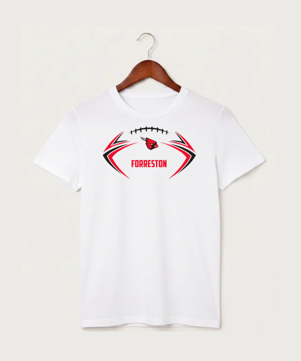 Forreston Football - White T-Shirt - Full Front