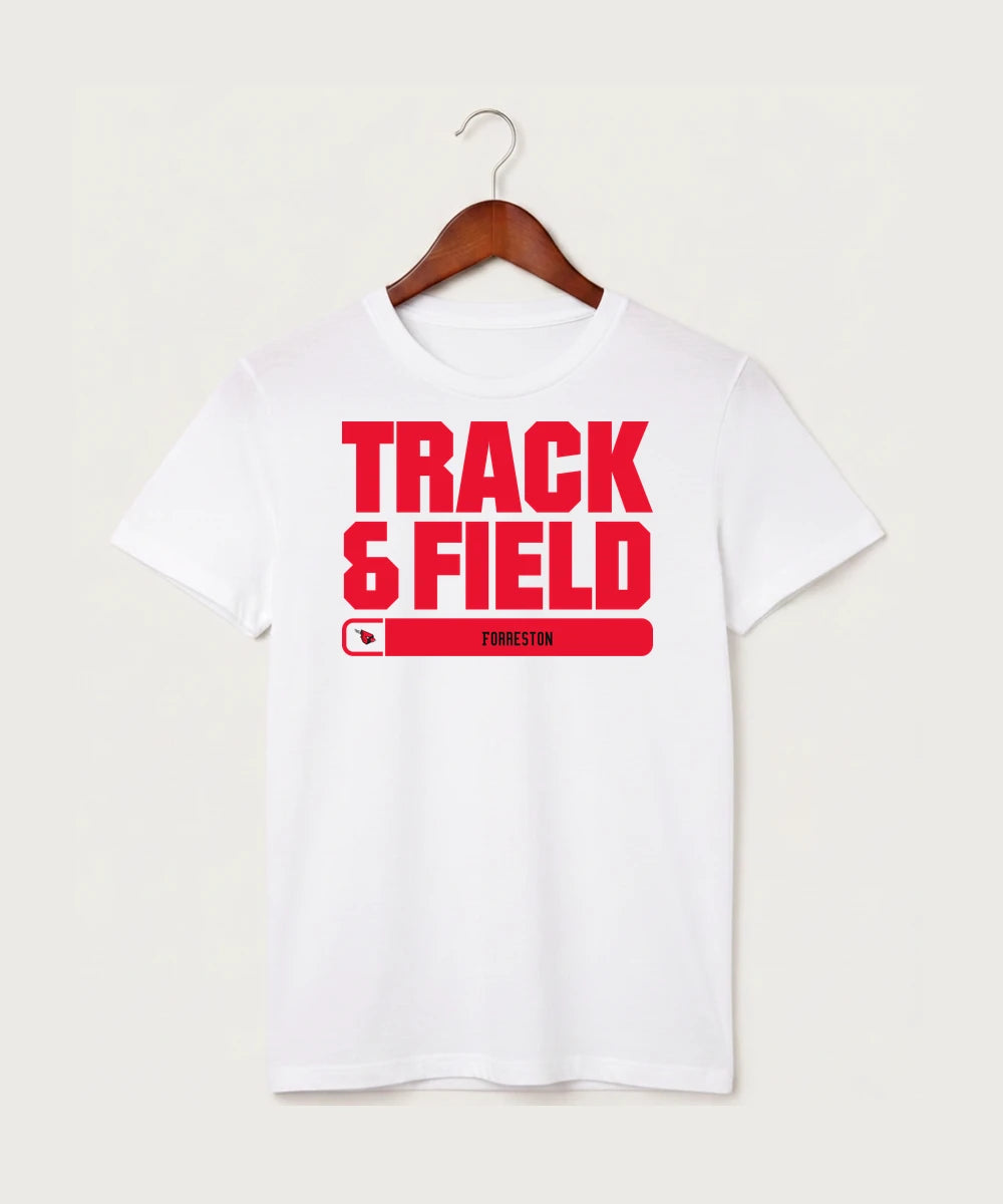 Forreston Track and Field - White T-Shirt - Full Front