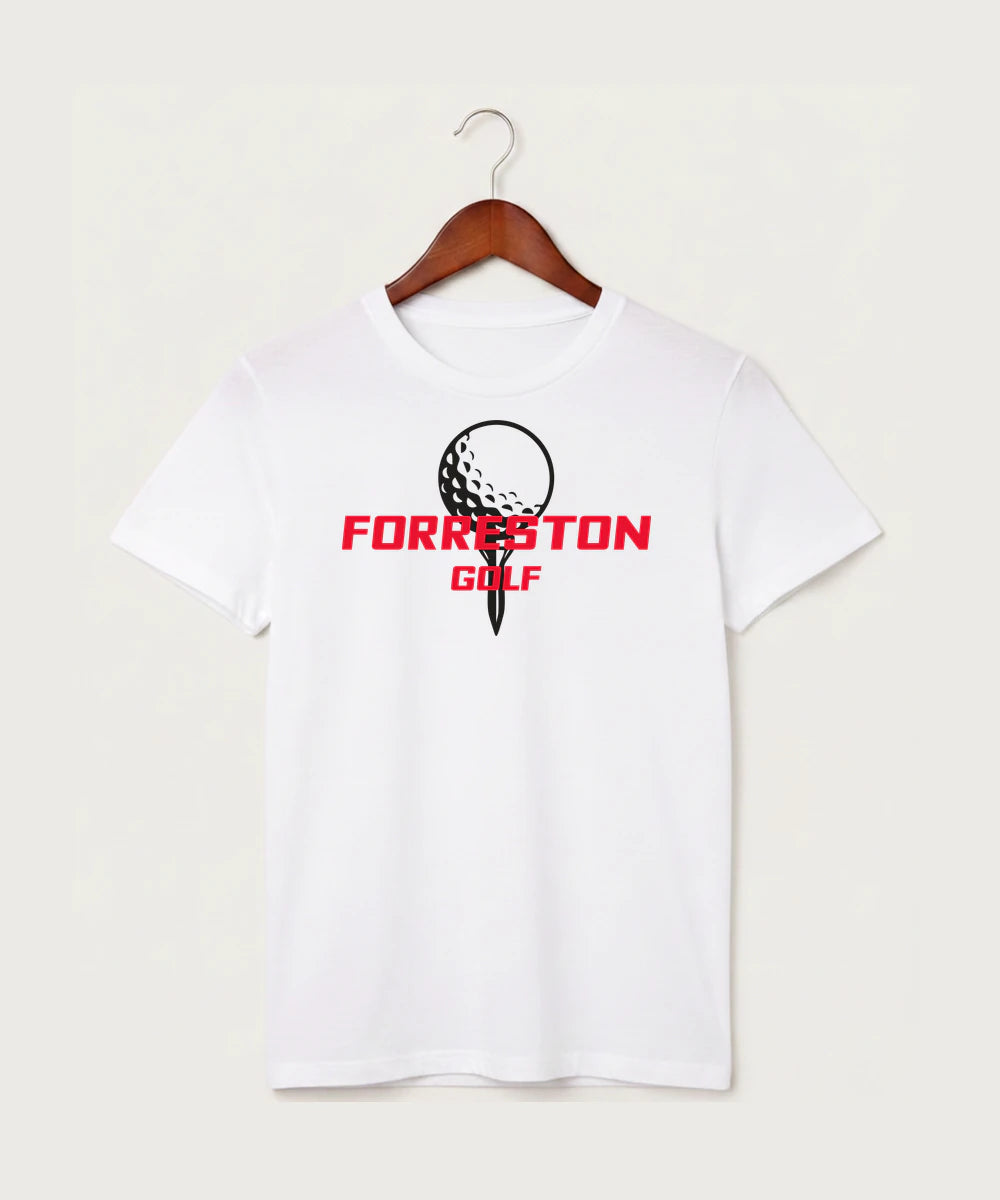 Forreston Golf - White T-Shirt - Full Front