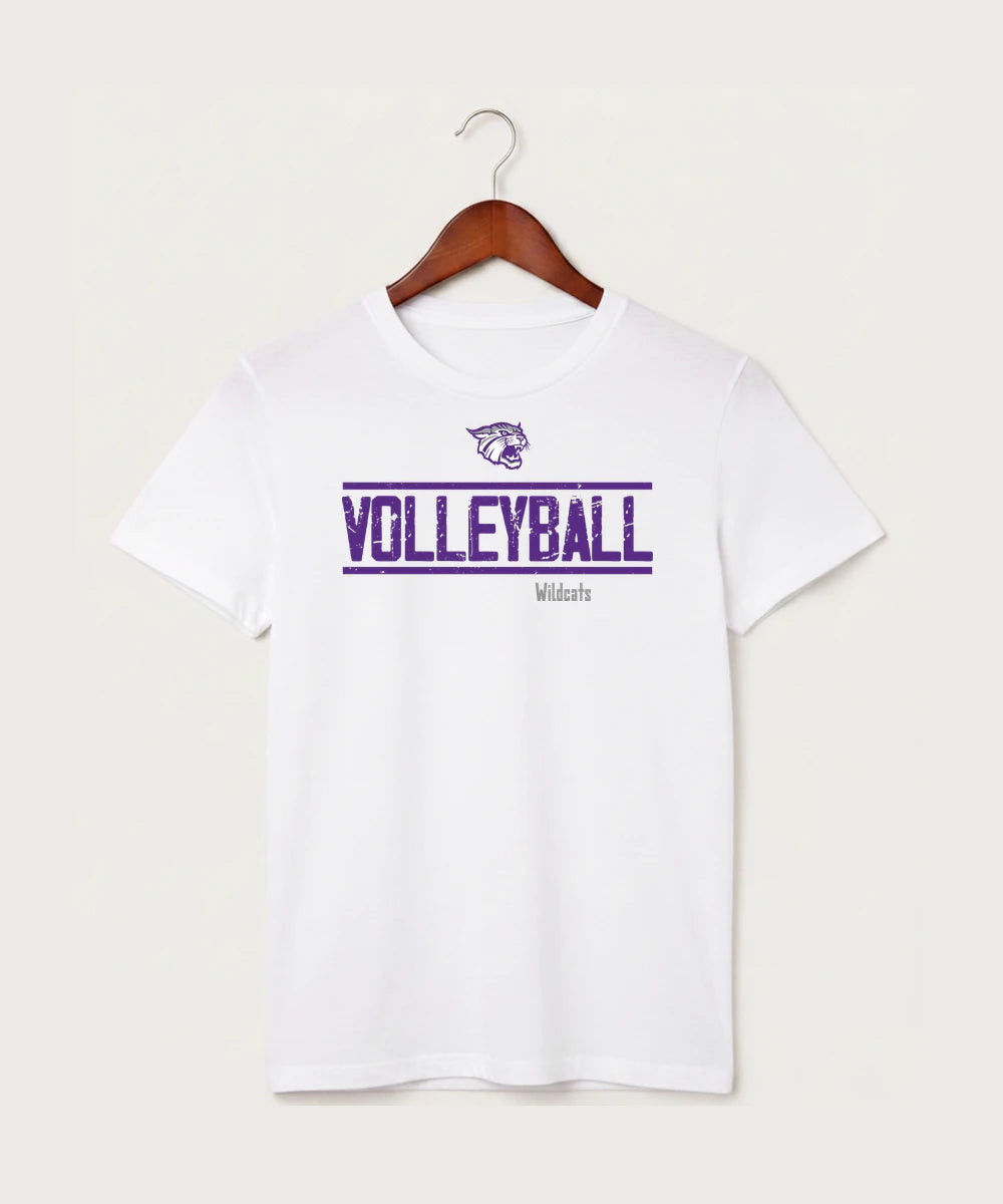 Goodhue High School Volleyball (Girls) - White T-Shirt - Full Front