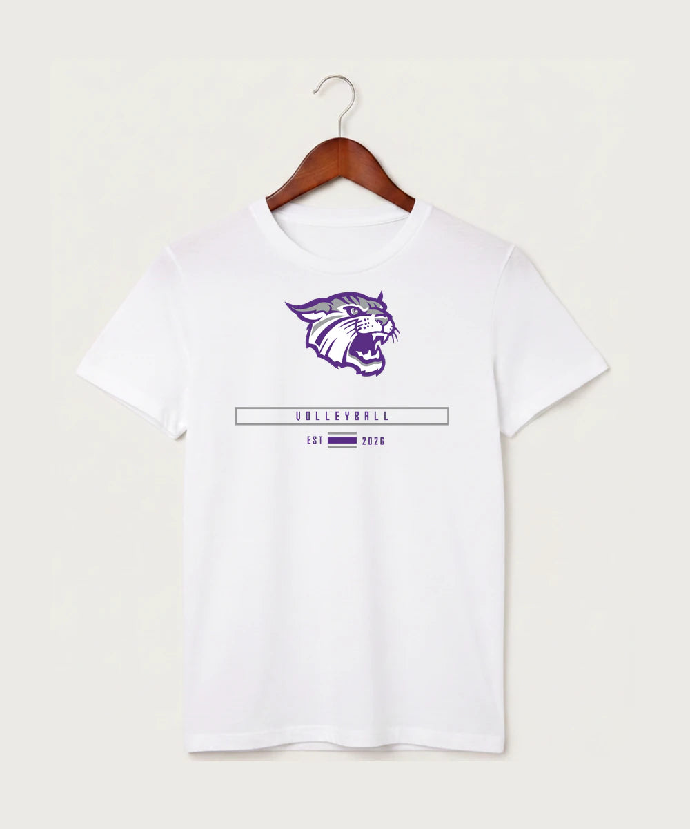 Goodhue High School Volleyball (Girls) - White T-Shirt - Full Front