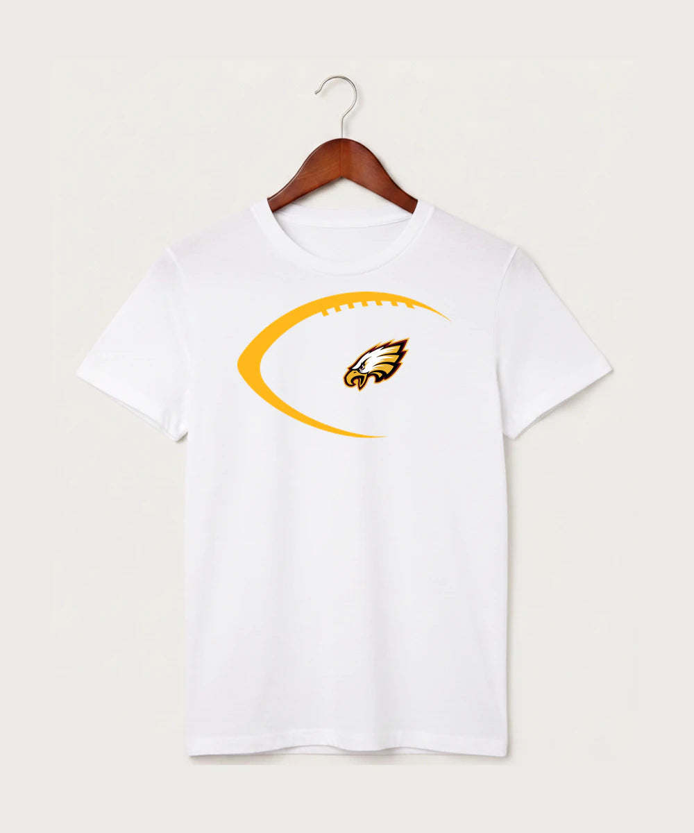 Dover-Eyota High School Football (Boys) - White T-Shirt - Full Front