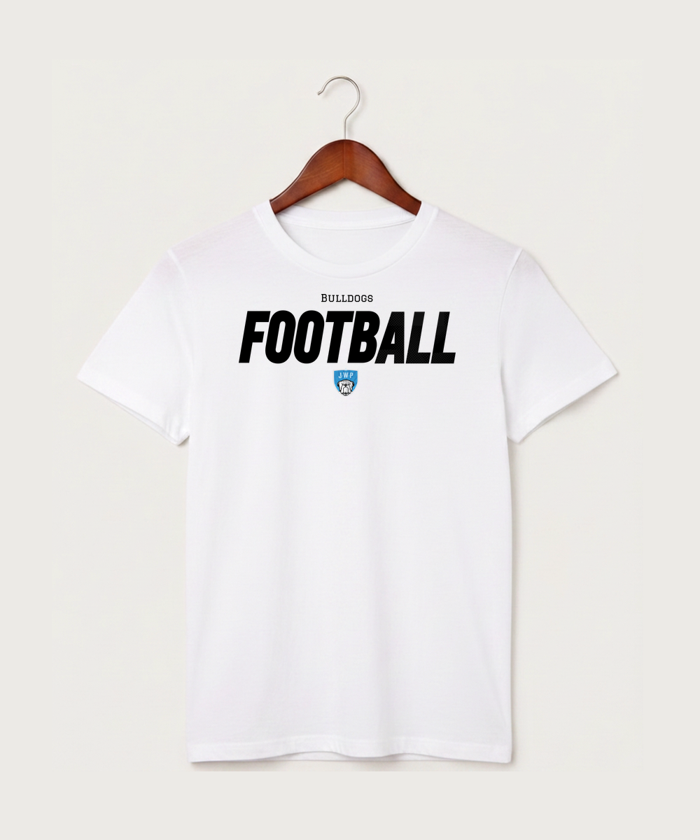 Janesville Waldorf Pemberton Football (Boys) - White T-Shirt - Full Front