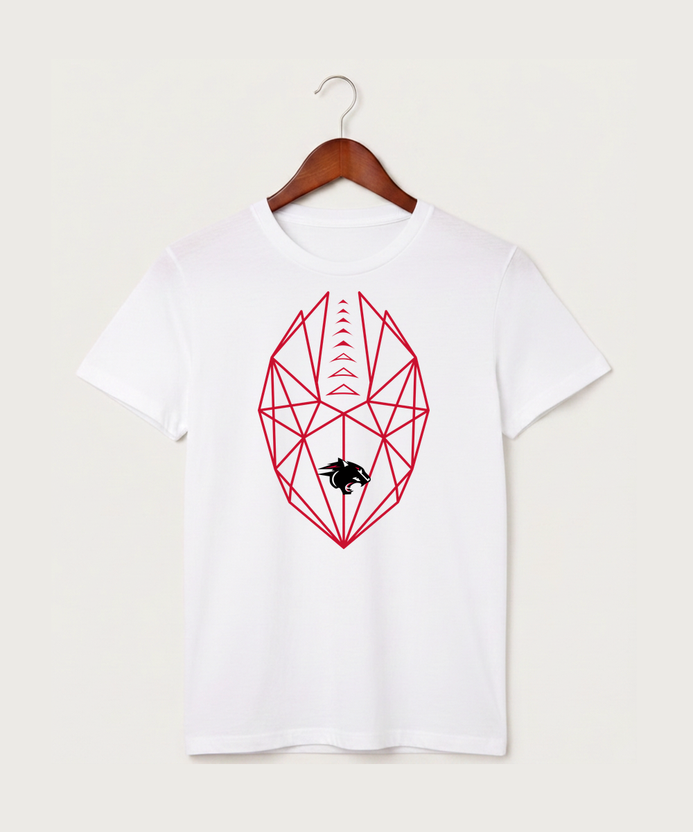 Nrheg Panthers High School Football (Boys) - White T-Shirt - Full Front