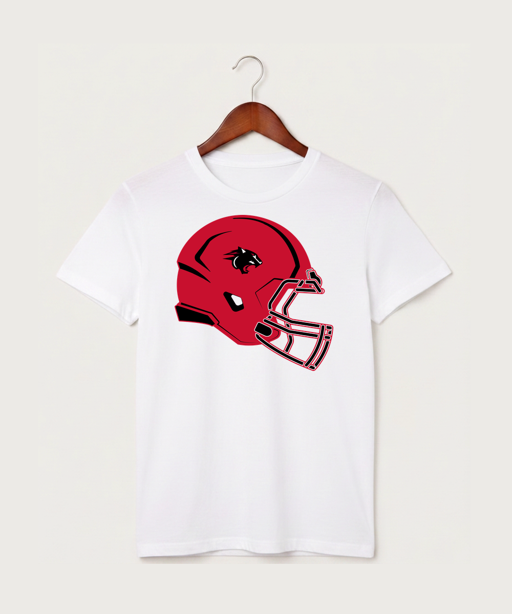 Nrheg Panthers High School Football (Boys) - White T-Shirt - Full Front