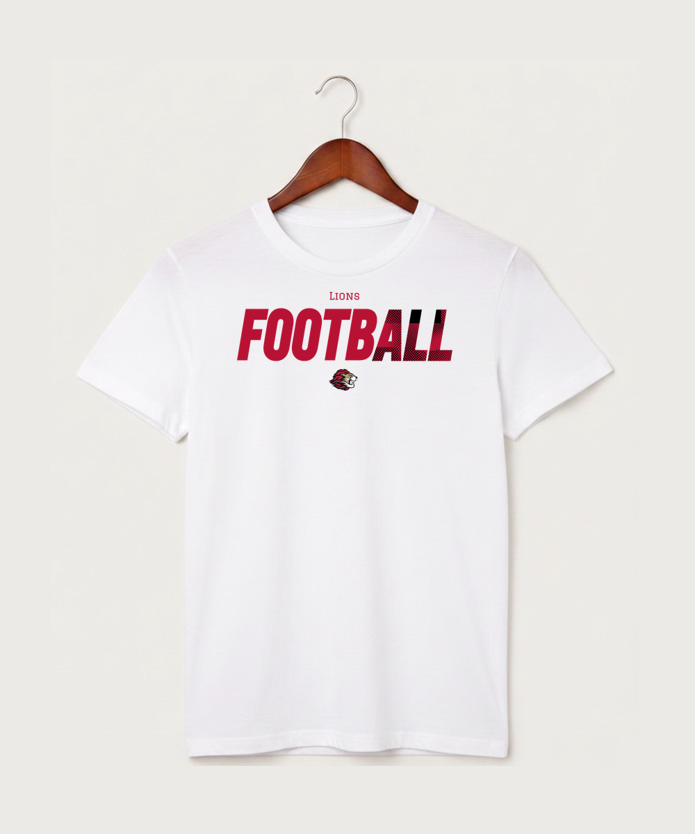 Spring Grove High School Football (Boys) - White T-Shirt - Full Front