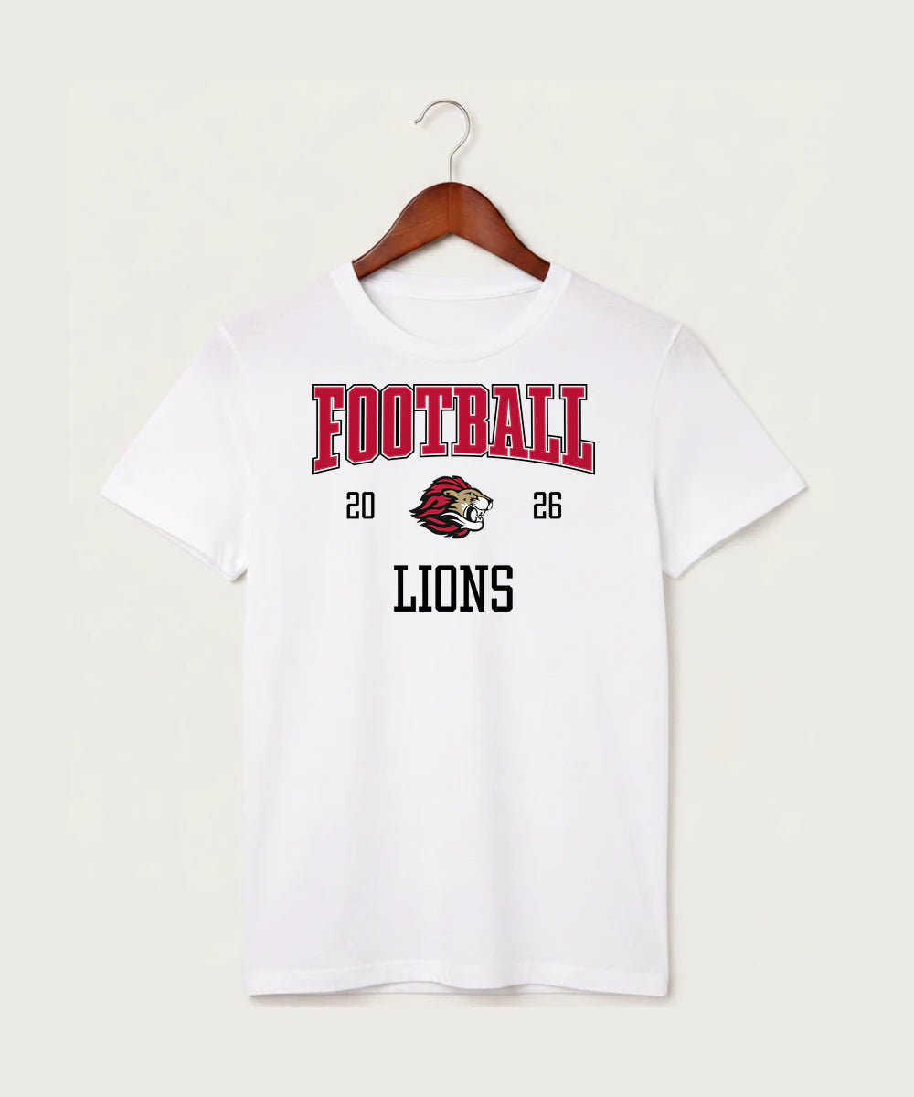 Spring Grove High School Football (Boys) - White T-Shirt - Full Front