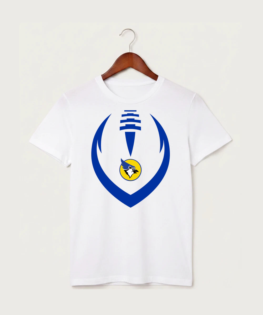 Waseca High School Football (Boys) - White T-Shirt - Full Front